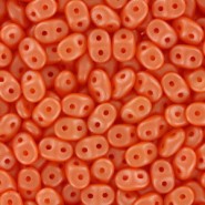 SuperDuo perlen 2.5x5mm Powdery - Orange